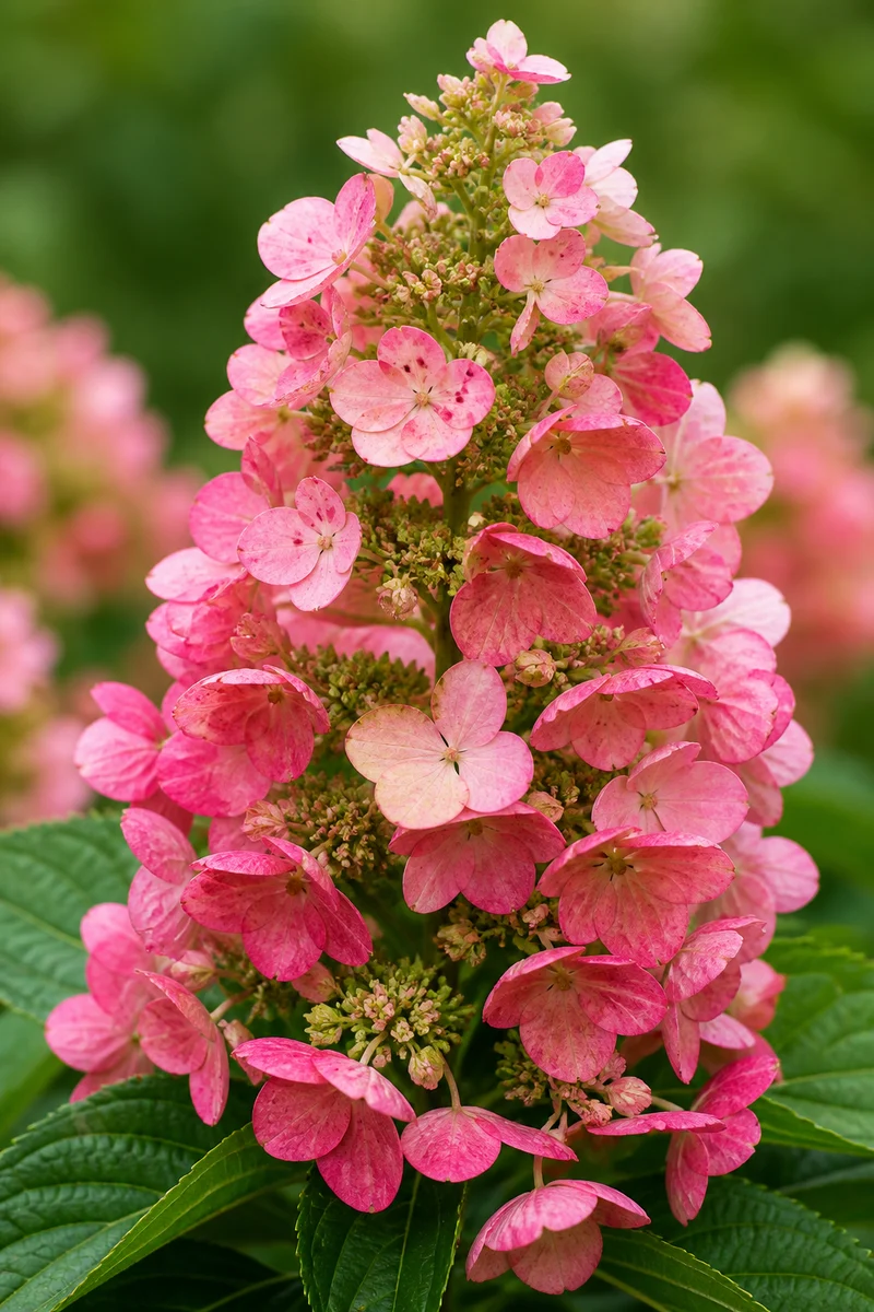 Hortensia à feuilles de chêne ‘Ruby Slippers’ ( Hydrangea quercifolia ‘Ruby Slippers’)