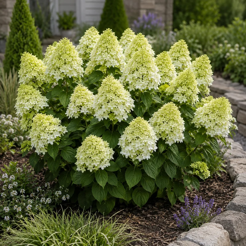 Hortensia paniculé ‘Lime Sparkle’ ( Hydrangea paniculata ‘Lime Sparkle’)