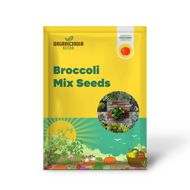 Broccoli Heirloom Mix Seeds for Planting - Premium Quality Seeds for Gardening Enthusiasts