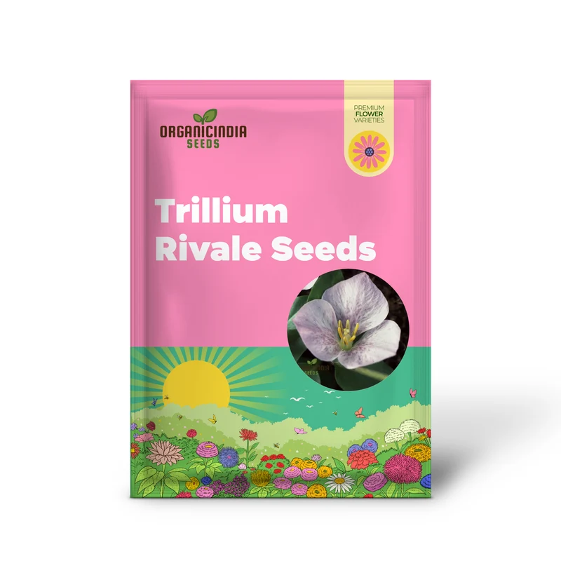 Trillium Seeds (Trillium Rivale Seeds) - Rare Shade-Loving Perennial Variety