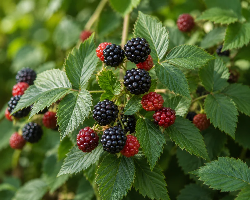 Mûrier sans épines ‘Ouachita’ ( Rubus fruticosus ‘Ouachita’)