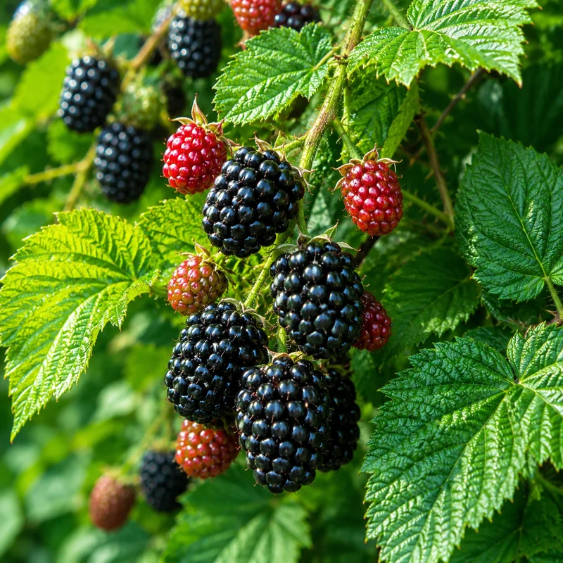 Framboisier noir ‘Bleu Nuit’ ( Rubus idaeus ‘Bleu Nuit’)
