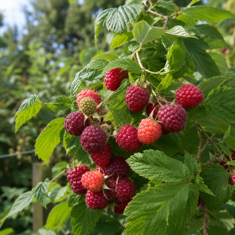 Framboisier pourpre ‘Brandywine’ ( Rubus idaeus ‘Brandywine’)