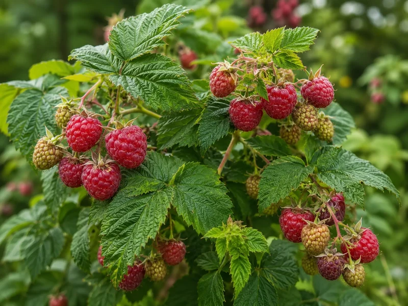 Framboisier ‘Souri’ ( Rubus idaeus ‘Souri’)