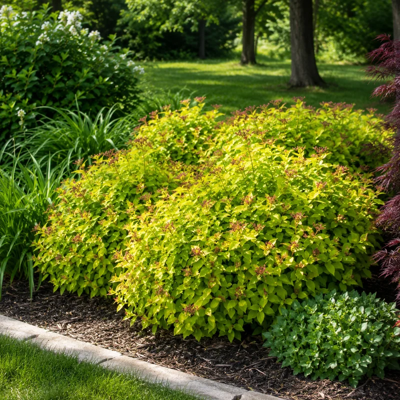 Spirée du Japon ‘Flaming Elf’ ( Spiraea japonica ‘Flaming Elf’)