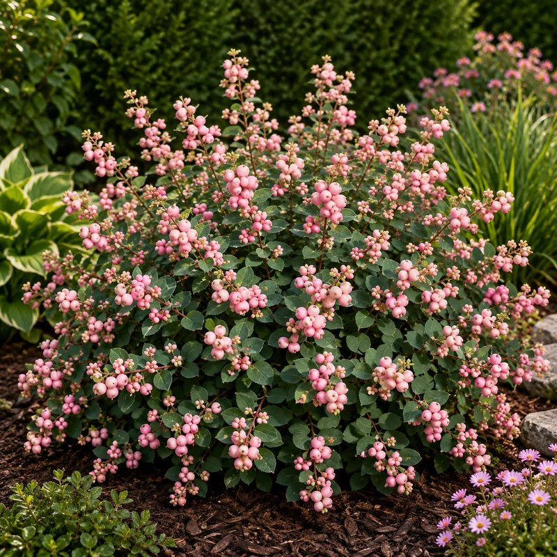 Symphorine de Doorenbos ‘Pinky Promise’ ( Symphoricarpos × doorenbosii ‘Pinky Promise’)