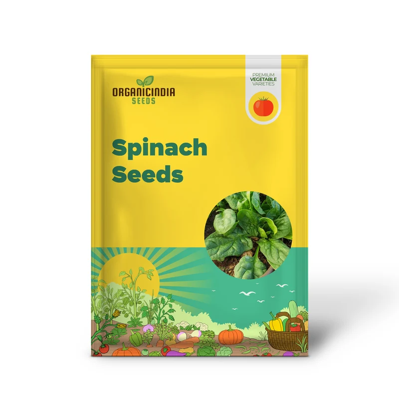Nobel Spinach Vegetable Seeds For Planting, High-Quality Seeds for Gardening, Premium Garden Seeds