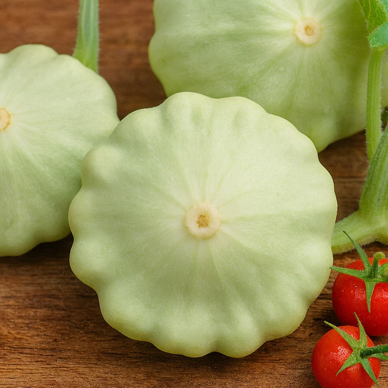 Courge 'Early Bush Scallop' bio