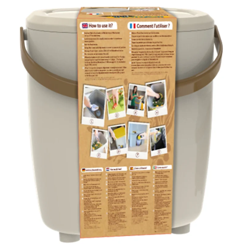 Kit composteur de cuisine + activateur de compost HOZELOCK