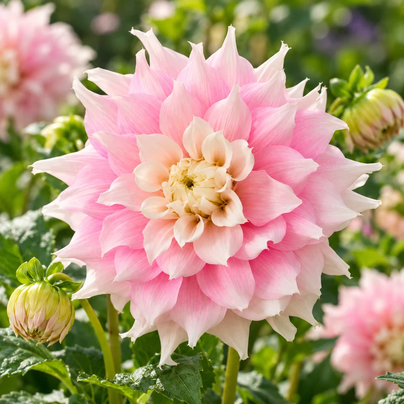 Bulbes de fleurs non-traité Dahlia décoratif Gitts Perfection calibre 1