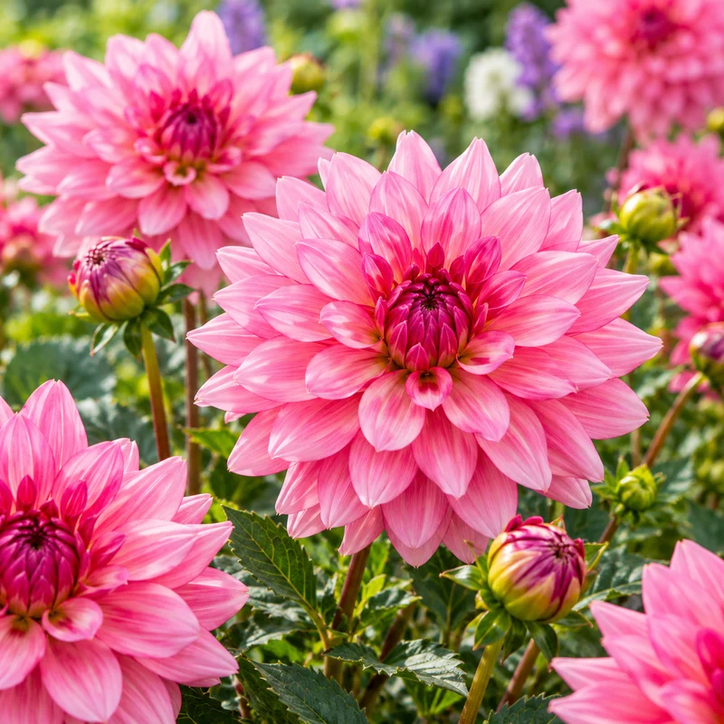 Bulbes de fleurs non-traité Dahlia décoratif Jan Vanderzijden calibre 1