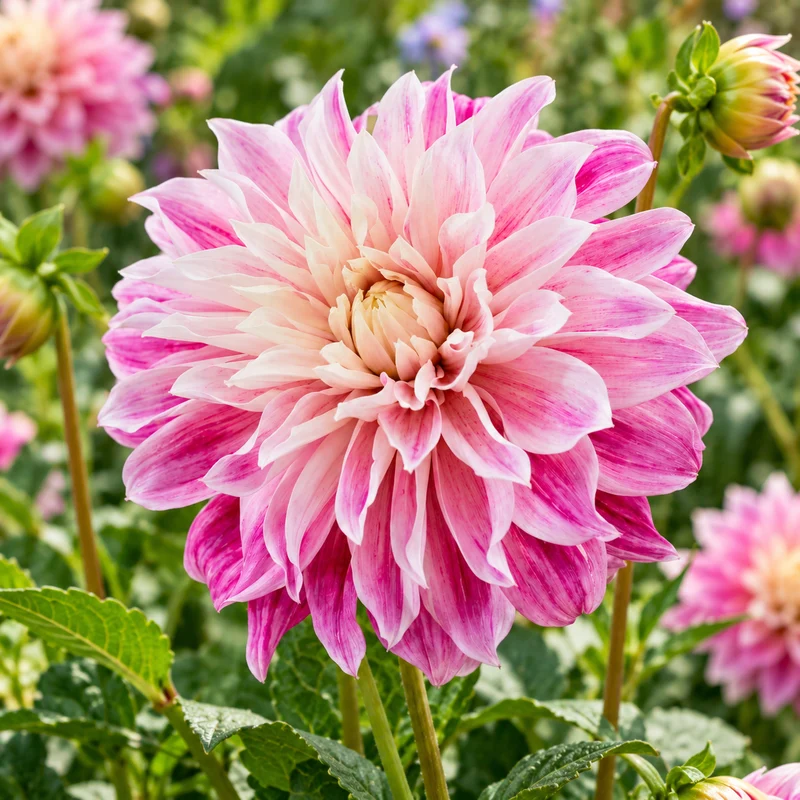Bulbes de fleurs non-traité Dahlia décoratif Purple Explosion calibre 1