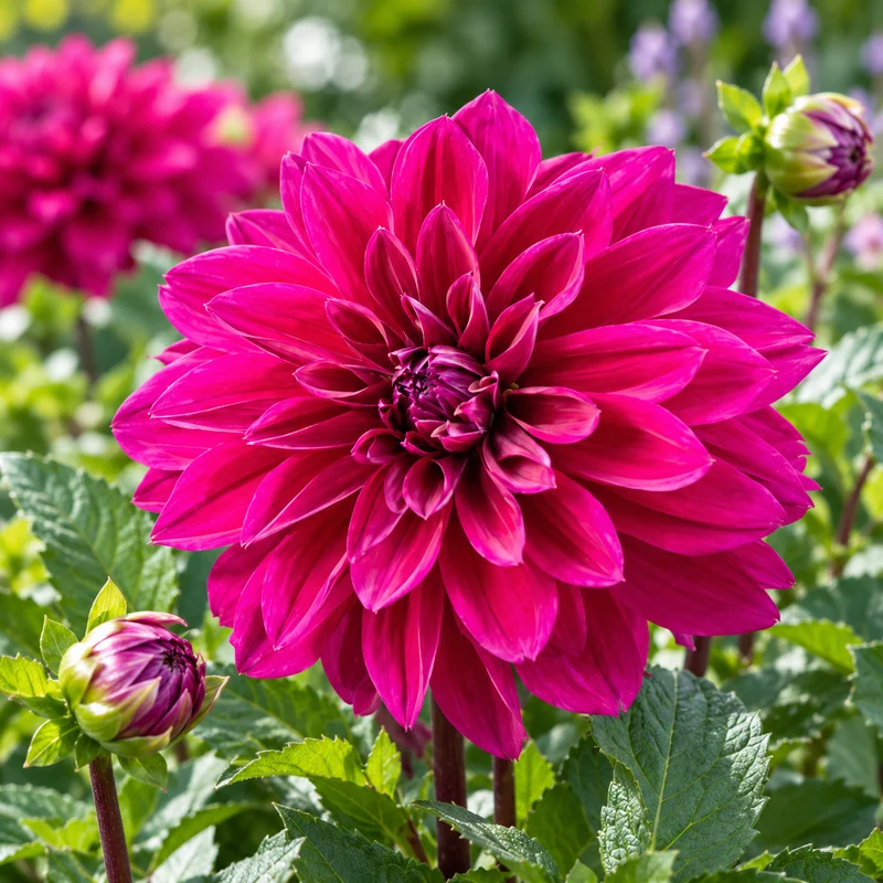 Bulbes de fleurs non-traité Dahlia décoratif Thomas A. Edison calibre 1