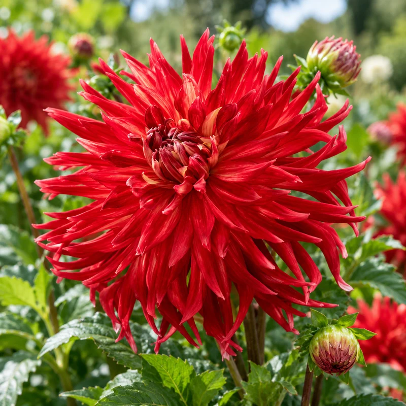 Bulbes de fleurs non-traité Dahlia décoratif Manhattan Island™ calibre 1