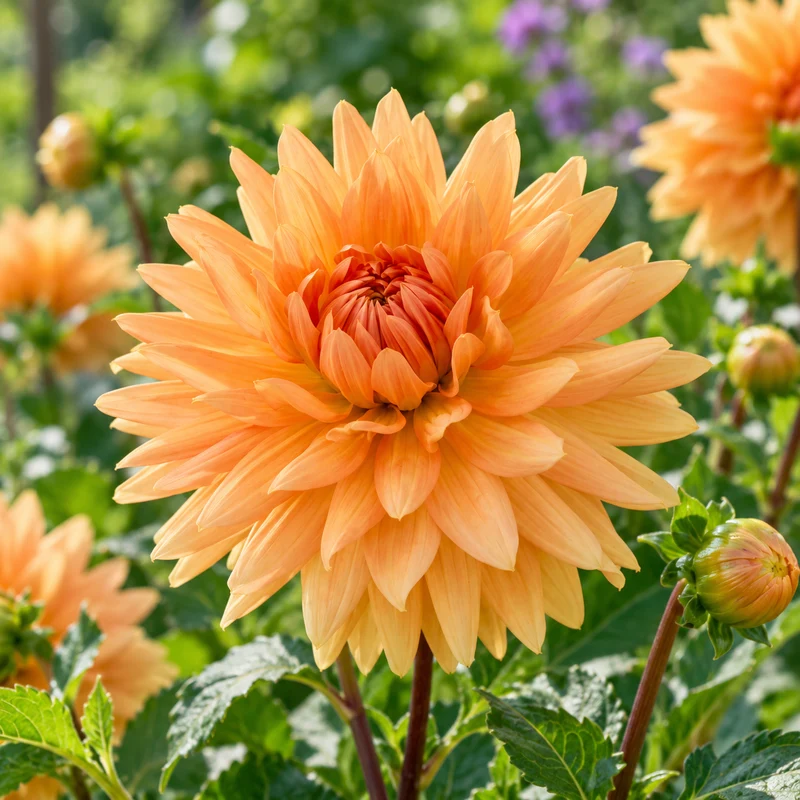 Bulbes de fleurs non-traité Dahlia décoratif Noordwijks Glorie calibre 1