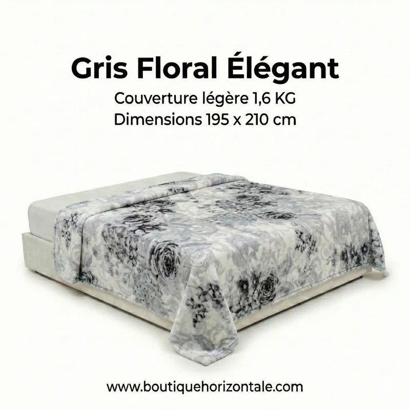Gris Floral élégant