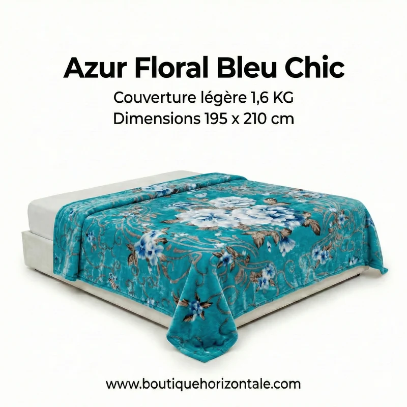 Azur Floral Bleu Chic