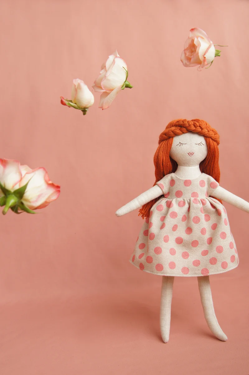 Robe POIS ROSES