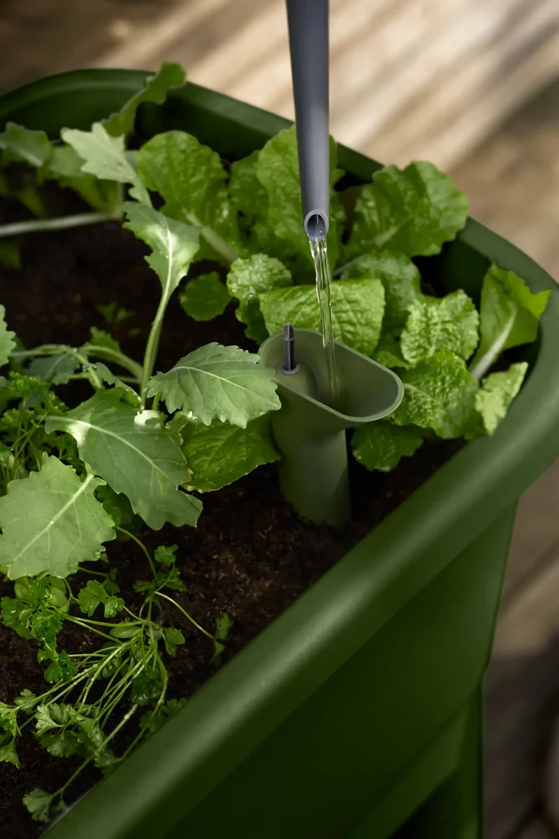 Table potagère Noa d'elho – Potager sur pieds avec réservoir et serre