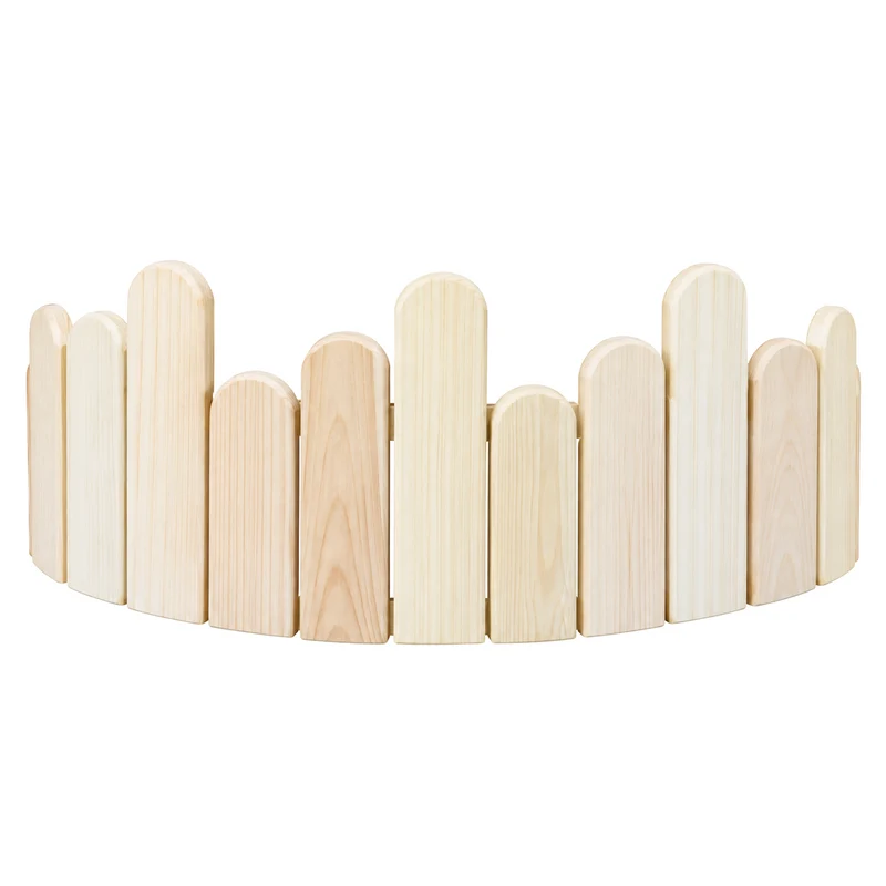 Bordure flexible pour plate-bande en pin teint cèdre – 29 × 10 po