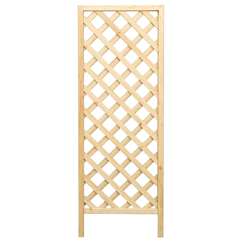 Treillis de jardin en pin naturel – 24 × 70 po