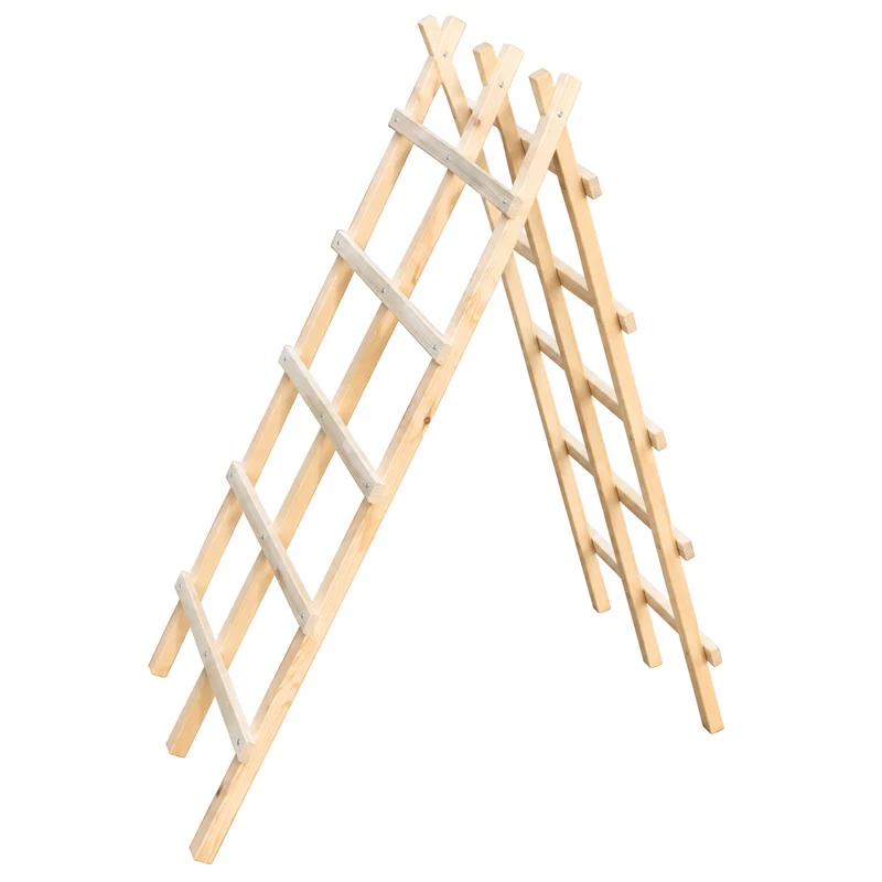 Treillis pour potager en pin teint cèdre – 19 1/2 × 48 po