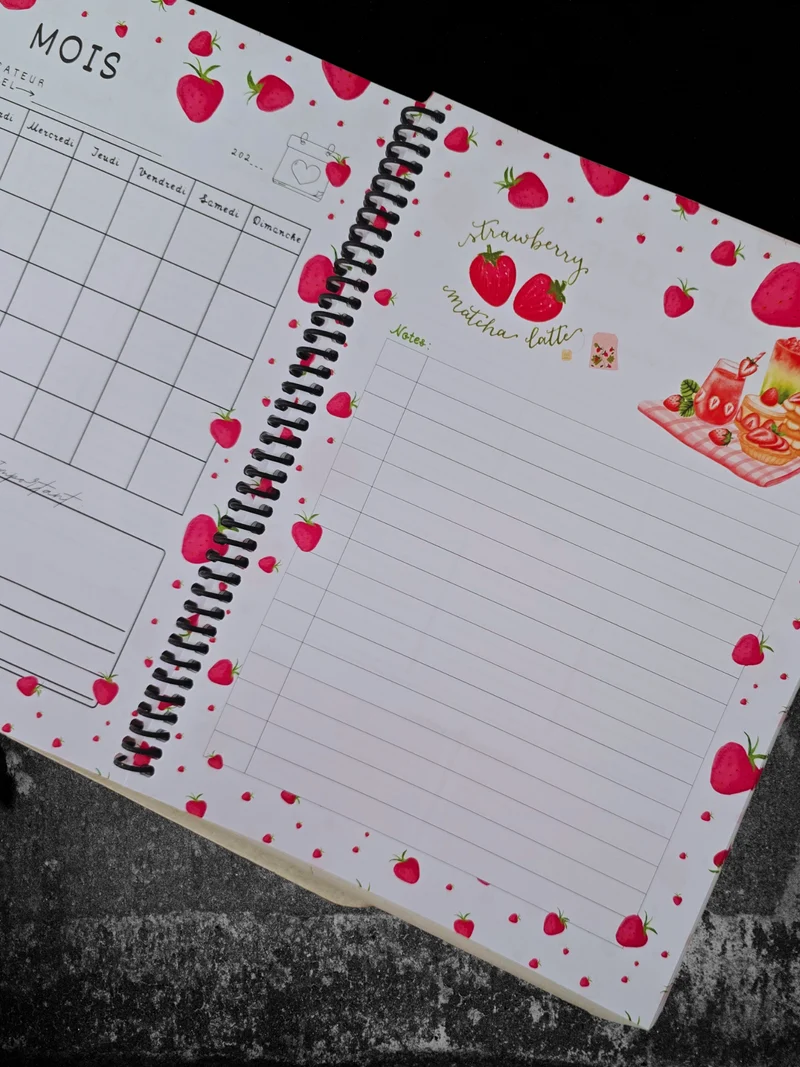 Agenda La vie en rose ( 6 MOIS)