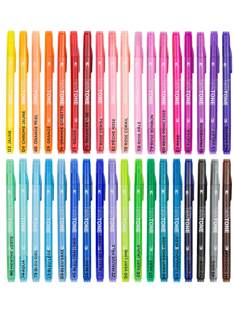 Crayon marqueur à double pointe