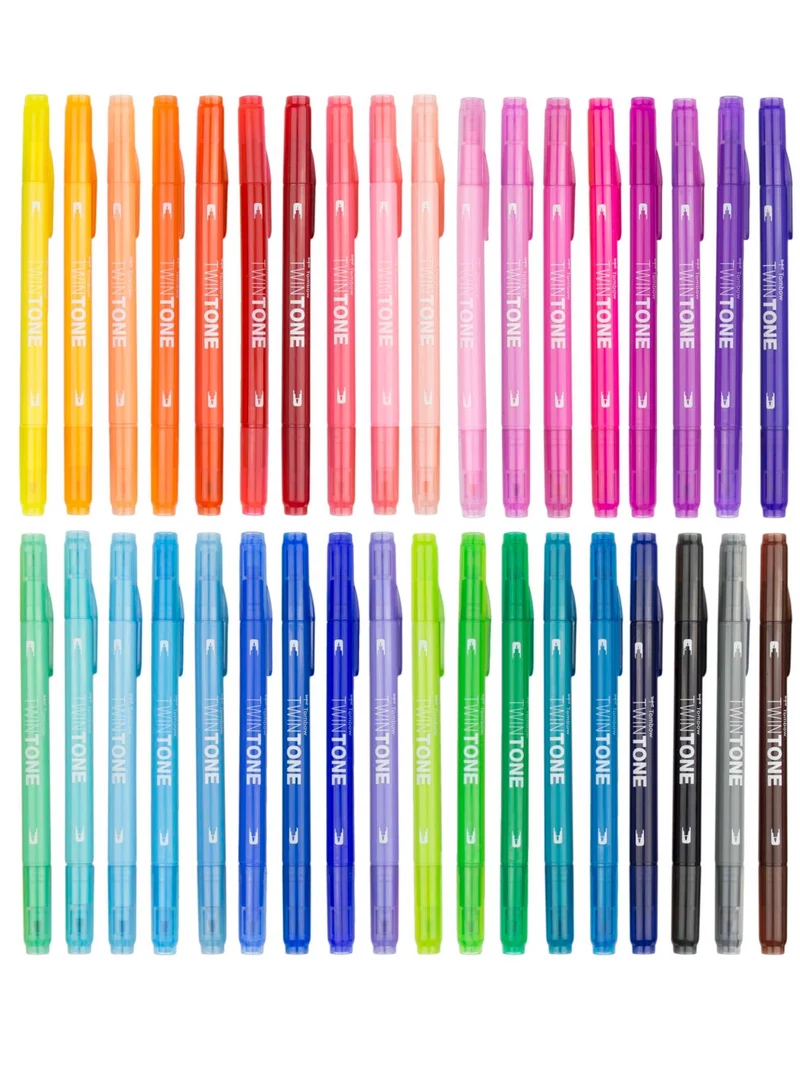 Crayon marqueur à double pointe