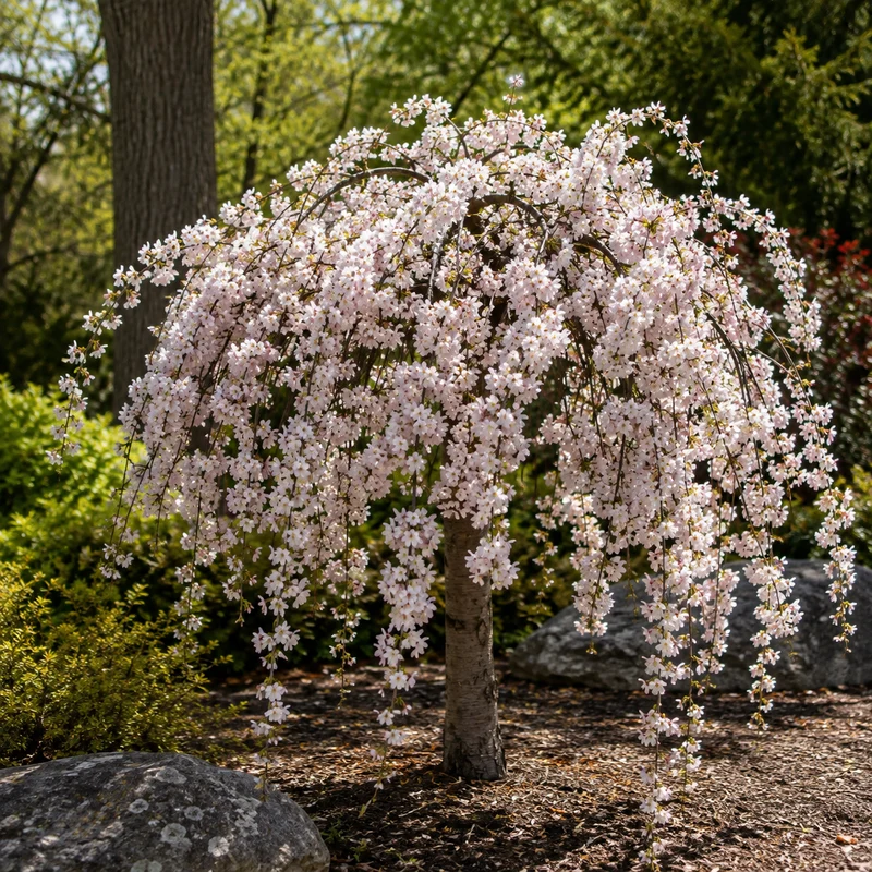 Prunus 'Snow Fountains'