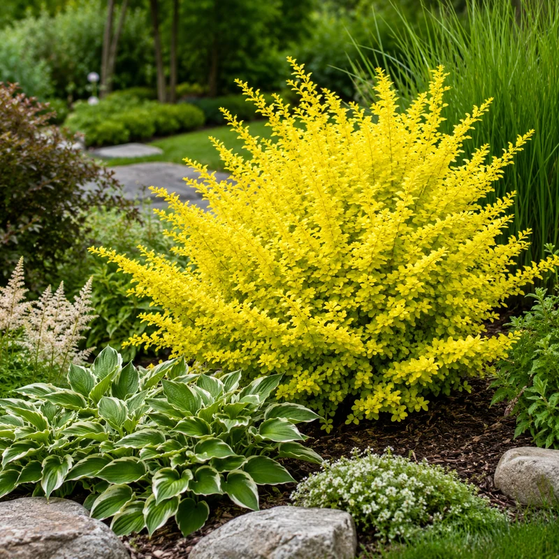 Épine-vinette du Japon ‘Aurea Nana’ ( Berberis thunbergii ‘Aurea Nana’)