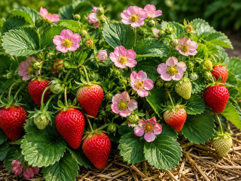 Fraisier ‘Cherry Blossom’ ( Fragaria × ananassa ‘Cherry Blossom’)