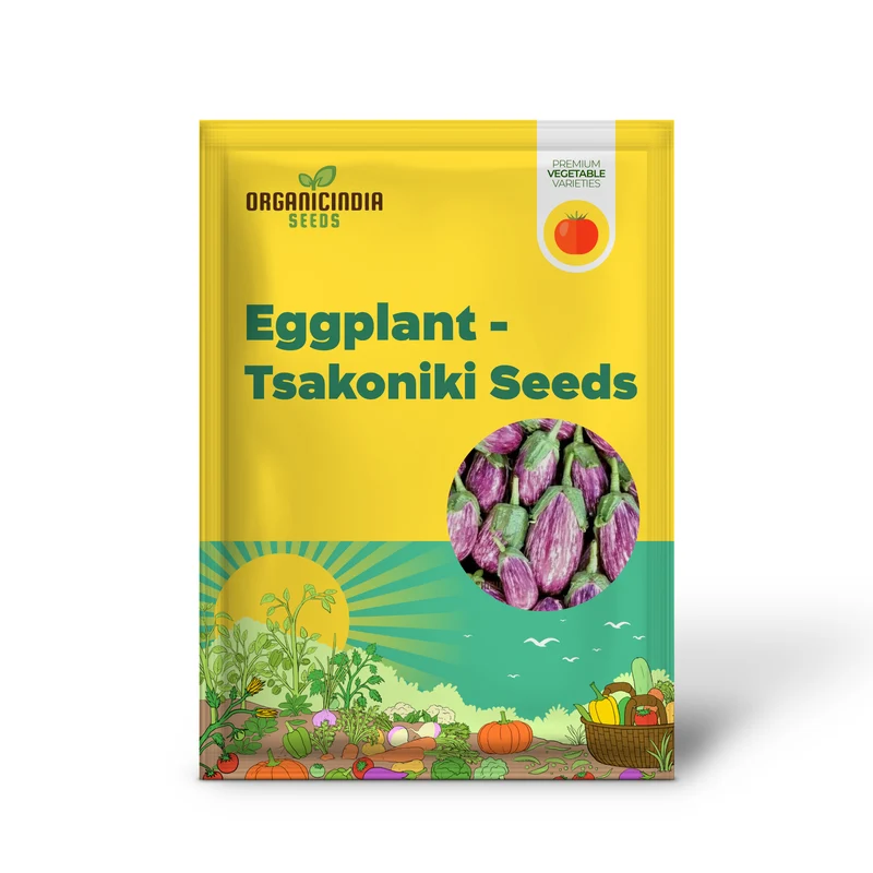 Eggplant - Tsakoniki Seeds for Gardening Enthusiasts | Premium Quality Seeds