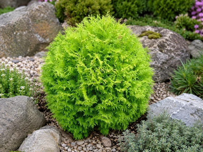 Thuya occidental nain ‘Little Champion’ ( Thuja occidentalis ‘Little Champion’)
