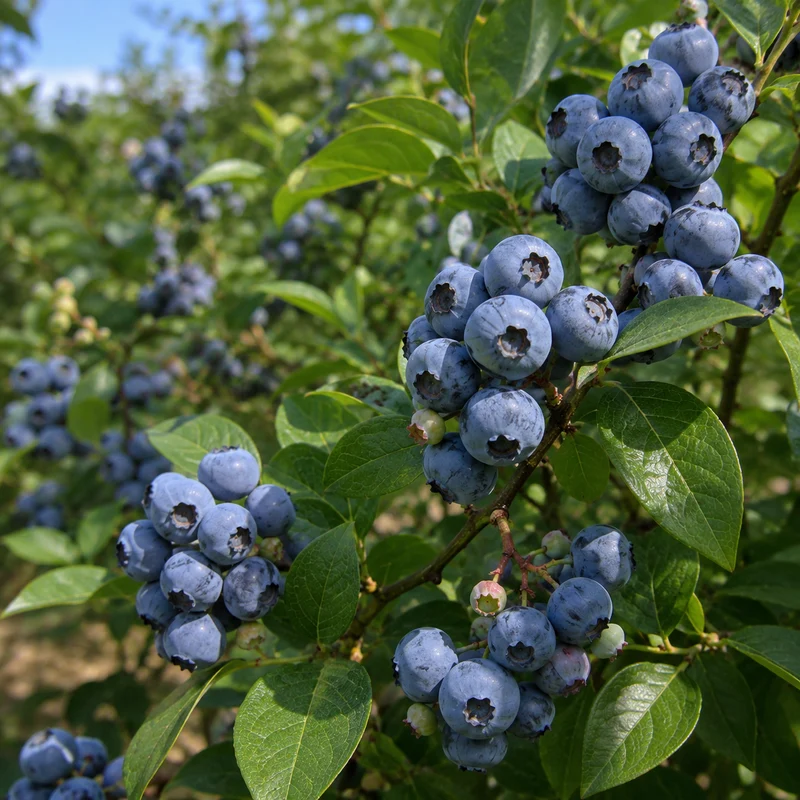 Bleuet en corymbe ‘Chanticleer’ ( Vaccinium corymbosum ‘Chanticleer’)