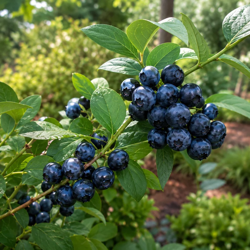 Bleuet en corymbe ‘Nocturne’ ( Vaccinium corymbosum ‘Nocturne’)
