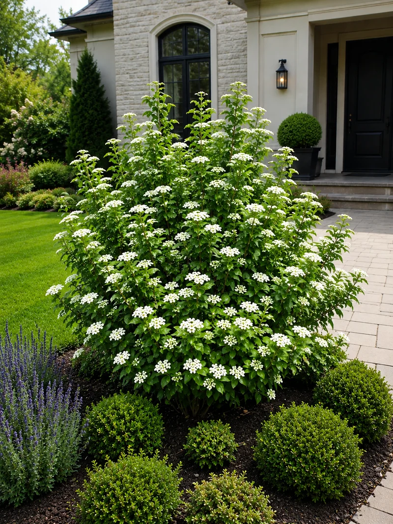 Viorne ‘Chicago Lustre’ ( Viburnum dentatum ‘Chicago Lustre’)