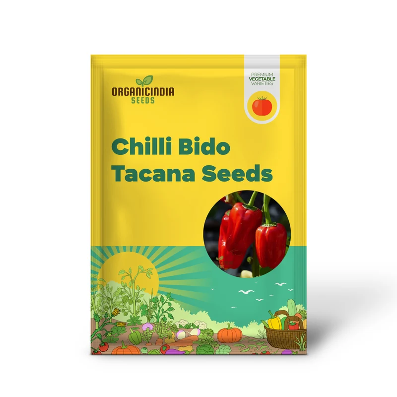 Chilli - Bido Tacana RED Seeds for Planting and Gardening - Organic Seeds
