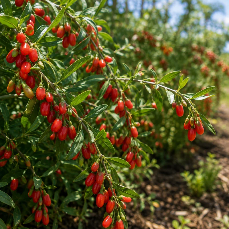 Goji ‘Firecracker’ ( Lycium barbarum ‘Firecracker’)