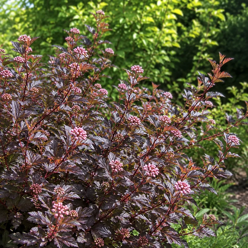 Physocarpe ‘Sweet Cherry Tea’ ( Physocarpus opulifolius ‘Sweet Cherry Tea’)