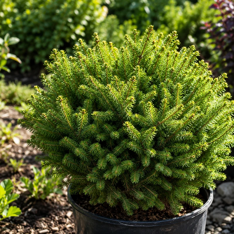 Épinette de Norvège ‘Fat Cat’ ( Picea abies ‘Fat Cat’)