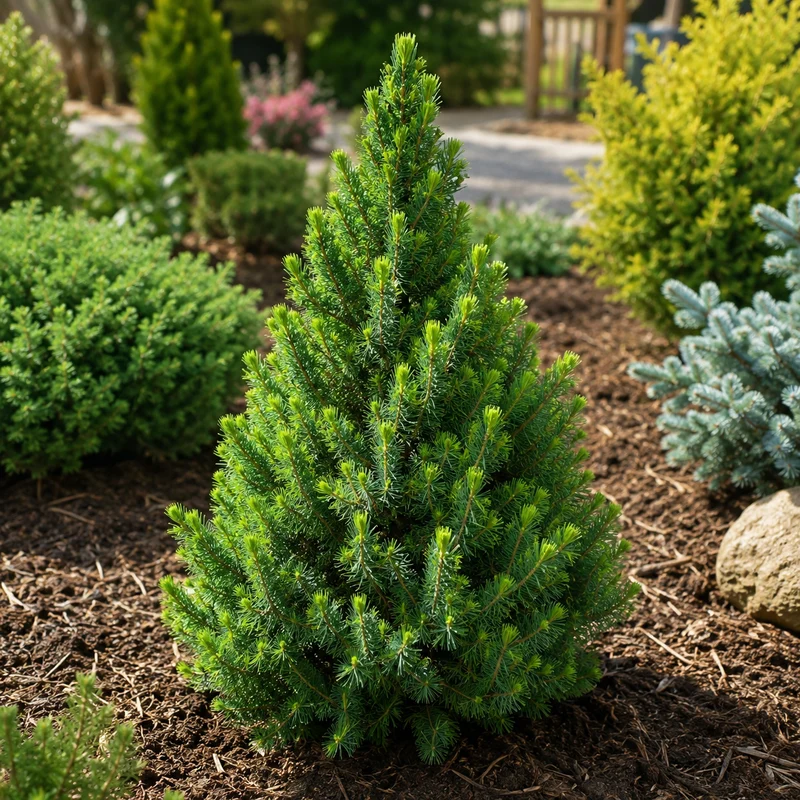 Épinette blanche ‘Spruce It Up’ ( Picea glauca ‘Spruce It Up’)