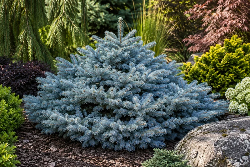 Épinette bleue du Colorado ‘Montgomery’ ( Picea pungens ‘Montgomery’)