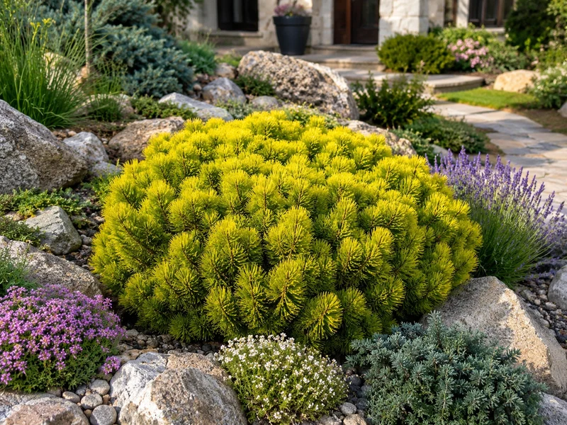 Pin de montagne ‘Wintersonne’ ( Pinus mugo ‘Wintersonne’)