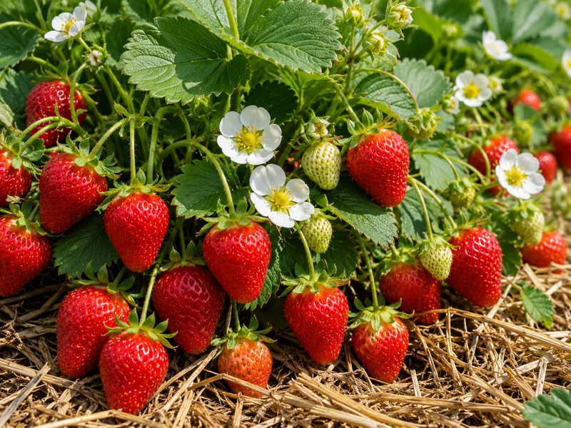 Fraisier ‘Eversweet’ ( Fragaria × ananassa ‘Eversweet’)