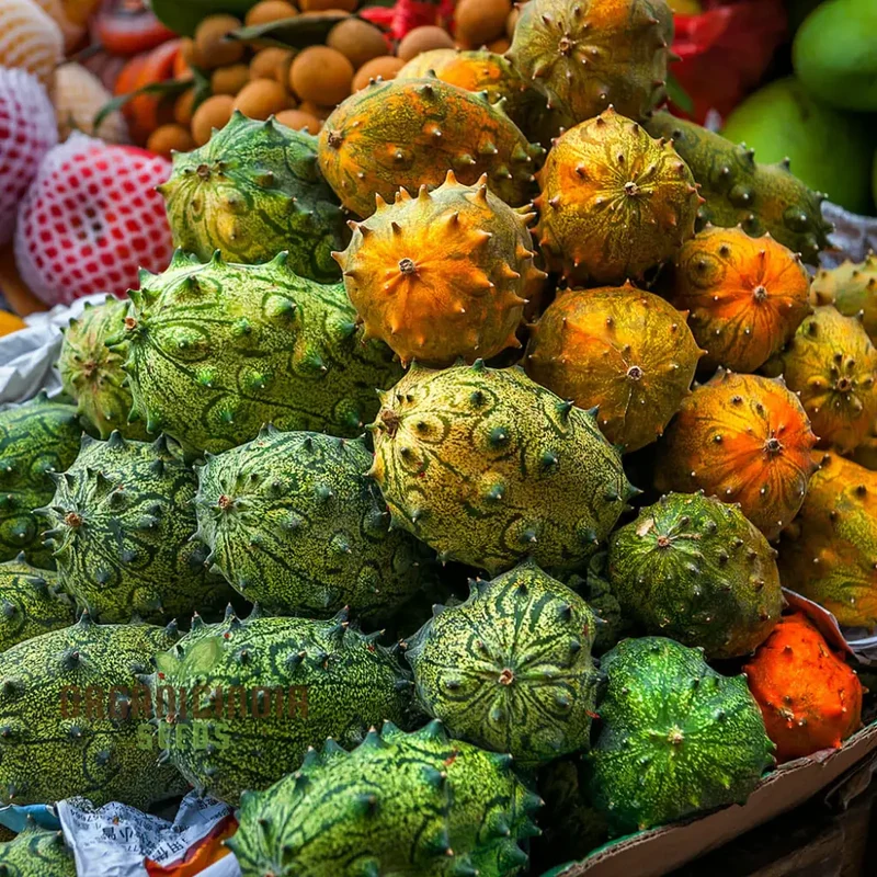 African Horned Cucumber Seeds for Planting and Gardening - Organic Seeds