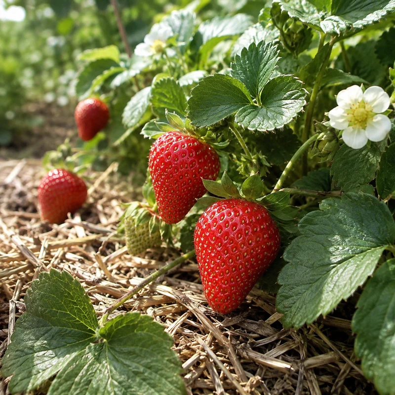 Fraisier ‘Merlin’ ( Fragaria × ananassa ‘Merlin’)