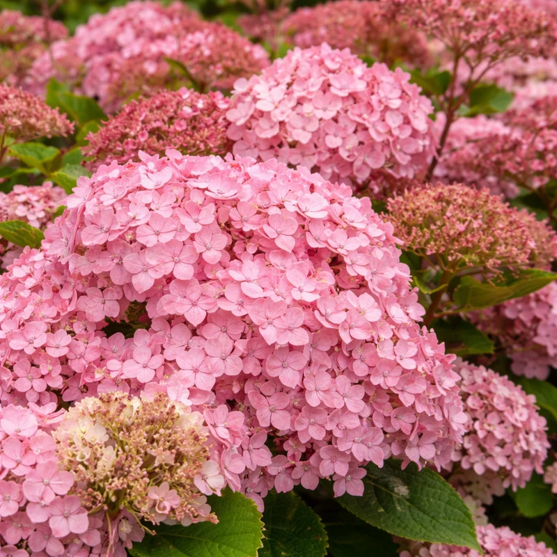 Hortensia arborescent ‘Pinkerella’ ( Hydrangea arborescens ‘Pinkerella’)