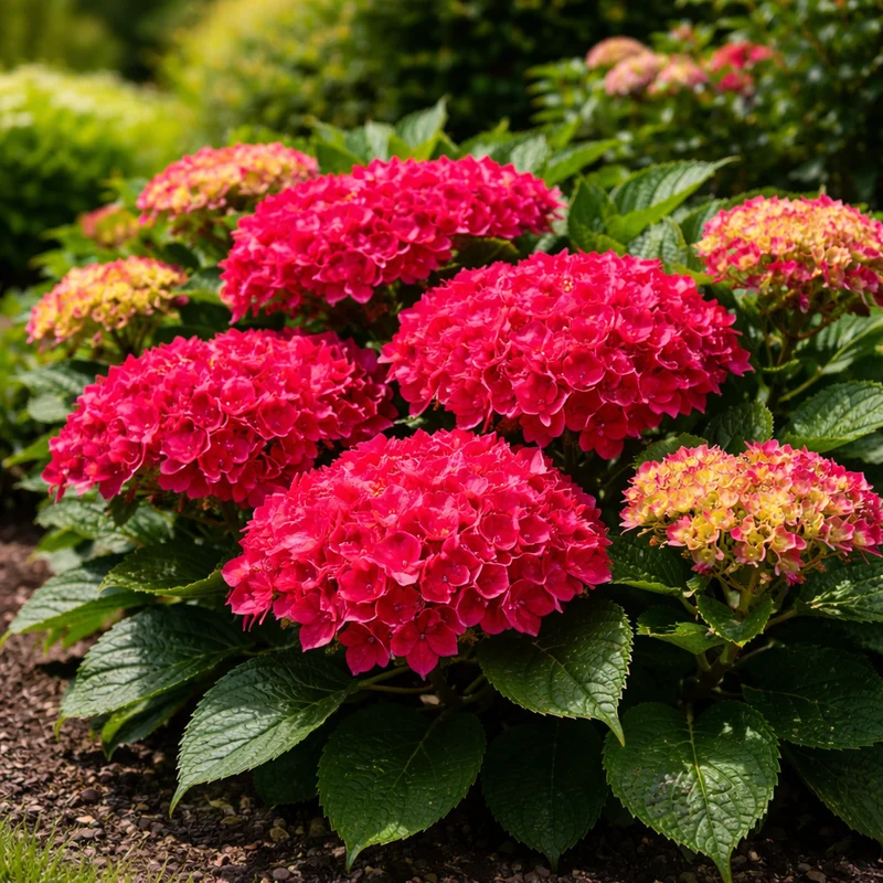 Hortensia ‘Frill Ride’ ( Hydrangea macrophylla ‘Frill Ride’)