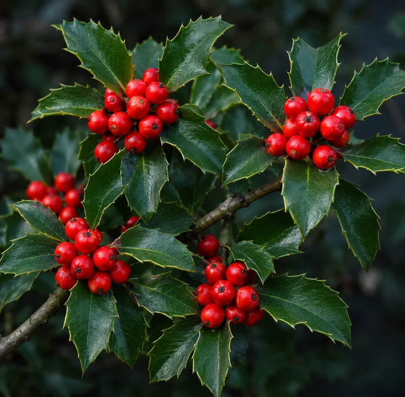 Houx ‘Blue Boy-Girl’ ( Ilex × ‘Blue Boy-Girl’)